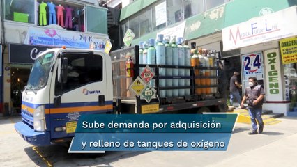 Comienza a incrementar la demanda de tanques de oxígeno, precio se mantiene