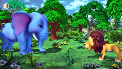 छोटा चीमा बड़ा हाथी की कहानी - Small Ant and proud Elephant funny revenge story Rsk Hindi stories