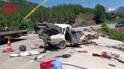 Adana'da düğün yolunca feci kaza: 5 ölü, 1 yaralı