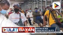 Tsuperhero o pagbabakuna sa mga nasa transport sector, inilunsad ng DOTr sa PITX; 5-K drivers at konduktor, target mabakunahan