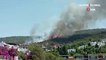 Bodrum'da yerleşim yerlerine yakın yangın! 