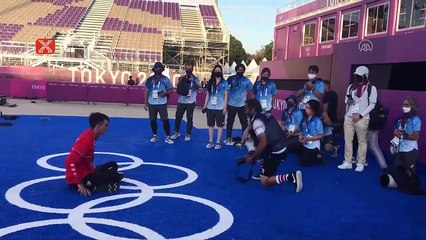 Mete Gazoz, verdiği sözü tutmanın mutluluğunu yaşıyor!