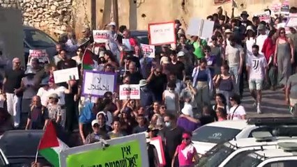 Ιερουσαλήμ: Πορεία Παλαιστινίων και Ισραηλινών