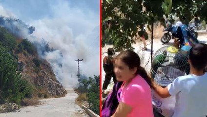 Bir yangın da Hatay'da! Alevlere evlere sıçradı, ekipler alevleri kontrol altına aldı