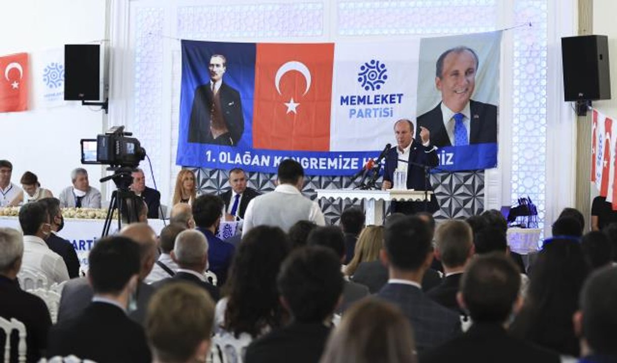 Memleket Partisi Genel Başkanı İnce, partisinin 1. Olağan Ankara İl Başkanlığı Kongresi'nde konuştu Açıklaması