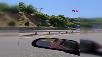 TERS ŞERİDE GİREN SÜRÜCÜ GÖRÜNTÜLENDİ