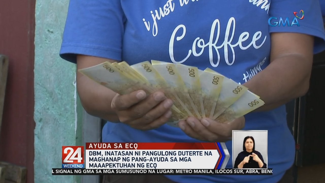 DBM, inatasan ni Pangulong Duterte na maghanap ng pang-ayuda sa mga maaapektuhan ng ECQ | 24 Oras Weekend
