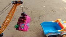 Mini Crain And Auto-Riksa Crain  Toys Videos | The Rc Media
