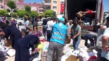 Karaman’da vatandaşlar Manavgat için seferber oldu