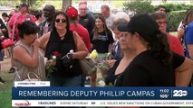 Community holds parade and vigil in honor of Deputy Campas