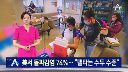 미국서 돌파감염 74%…“델타 변이 감염력은 수두 수준”