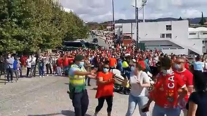 Receção do Benfica em Moreira de Cónegos
