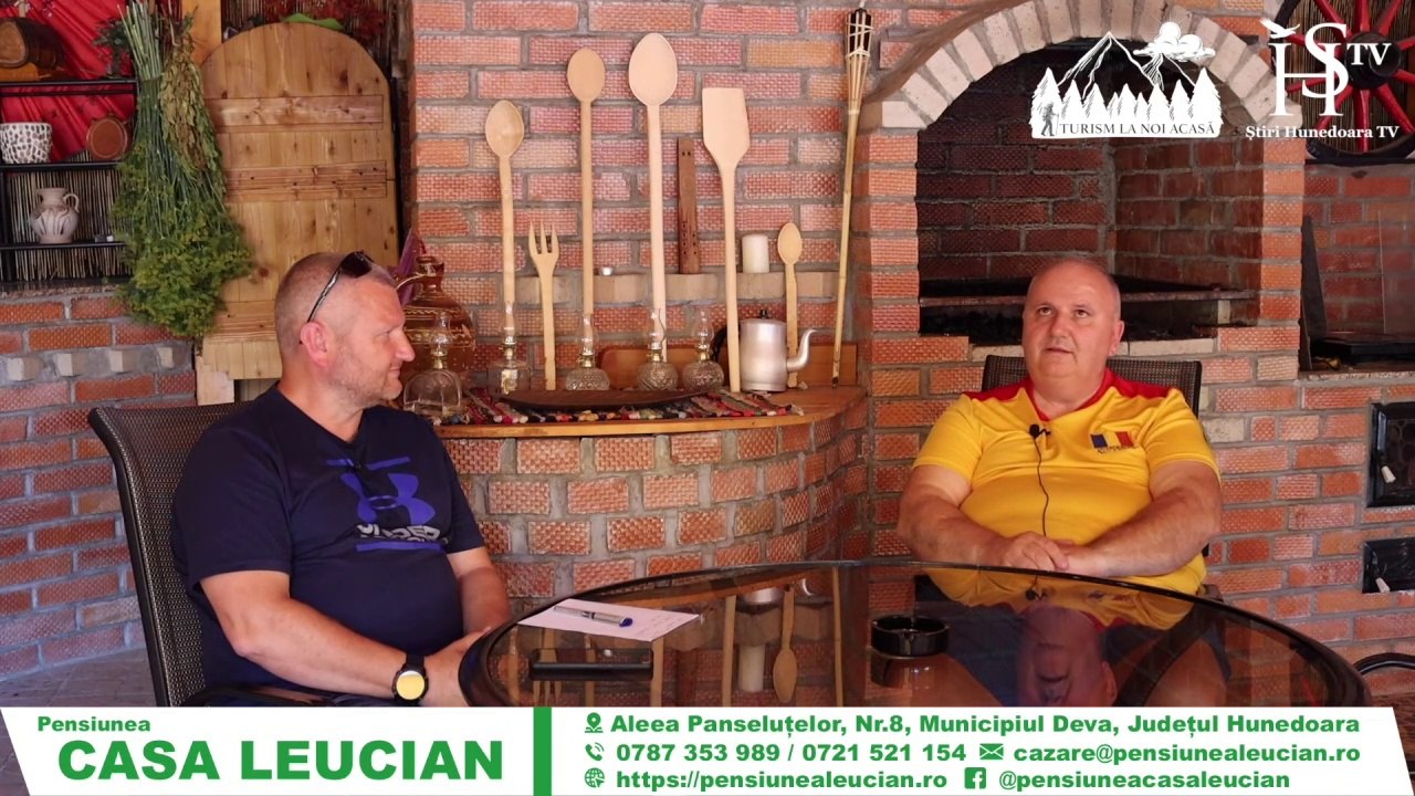 Emisiune Turism la noi acasă - Pensiunea Leucian din Municipiul Deva, Județul Hunedoara