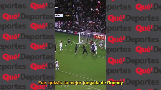 Fue, quizás, la mejor jugada de Rooney
