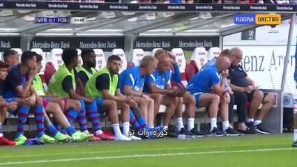 اهداف مباراة برشلونة وشتوتجارت 3-0 مباراة ودية