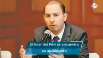 Marko Cortés da positivo a Covid; el jueves se reunió con diputados electos del PAN