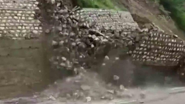Debris from landslide blocks national highway near Chamoli