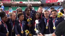 JO 2021 - Judo : Agbégnénou lance les Bleus, Riner assure, Léonie-Cysique les délivre... la folle journée des Français en finale par équipes mixtes