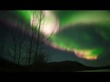 Person Captures Mesmerizing And Colorful Northern Lights In the Night Sky In Alaska, USA