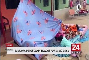 Download Video: Sismo en Piura: varias familias durmieron en las calles por temor a las réplicas