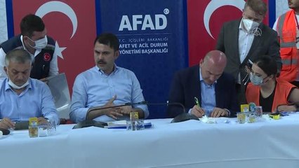 Bakanların katılımıyla orman yangınlarıyla ilgili koordinasyon toplantısı düzenlendi