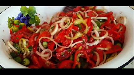 Салат на зиму (рецепт 1)