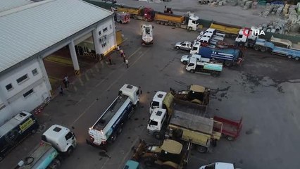 Antalya'daki yangını söndürme çalışmalarına Pendik Belediyesi'nden destek