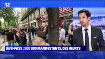 Anti-pass : 200 000 manifestants, des heurts - 01/08