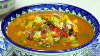 Суп Мастава - традиционное узбекское блюдо (рецепт 2)