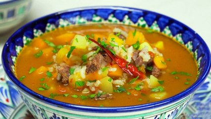 Суп Мастава - традиционное узбекское блюдо (рецепт 2)