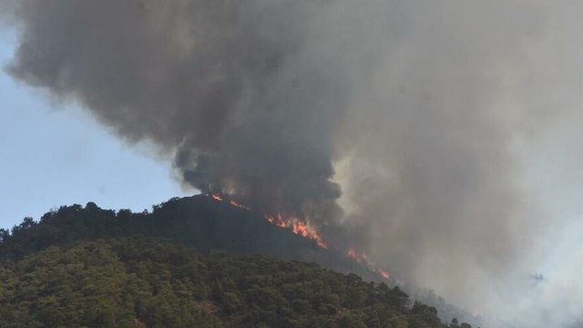 Marmaris yangınında 4’üncü gün; Alevler 2 mahallede yoğunlaştı