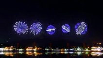 Tokyo Olympics - Spectacular drone show, fireworks at opening ceremony