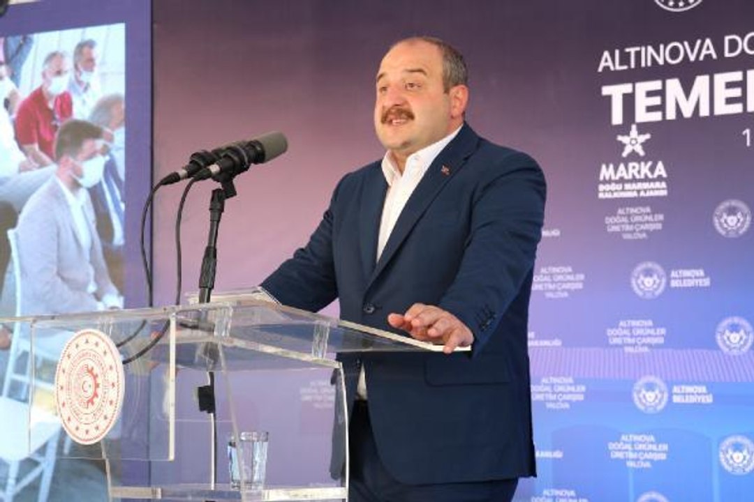Son dakika haberleri: Sanayi ve Teknoloji Bakanı Mustafa Varank, doğal ürünler üretim çarşısı temel atma töreninde konuştu (1)