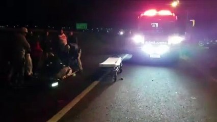 Jovem de 21 anos fica ferido ao se envolver em acidente na marginal da PRc-467