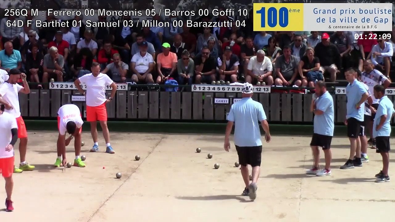 Sport-Boules Lyonnaise à Gap : Les phases finales