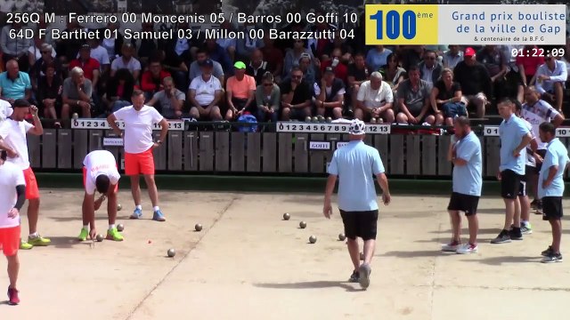 Sport-Boules Lyonnaise à Gap : Les phases finales