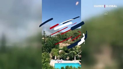 Antalya Kemer'de yangın çıktı