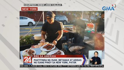 Pagtitinda ng isaw, betamax at adidas ng isang Pinoy sa New York, patok | 24 Oras Weekend
