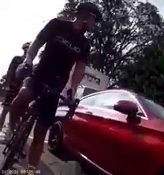 BICYCLE CRUSHED BY TRUCK AT CHANGI, TOUR DE FRANCE NO MORE