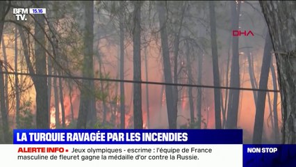 Depuis quatre jours, la Turquie est ravagée par les feux de forêts