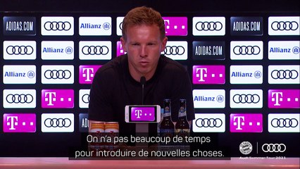 Bayern Munich - Nagelsmann veut surtout que son équipe retrouve le rythme