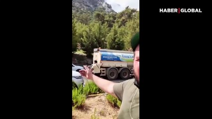 Şahan Gökbakar adım adım yangını takip etti, acil müdahale istedi, sesini duyurmayı başardı