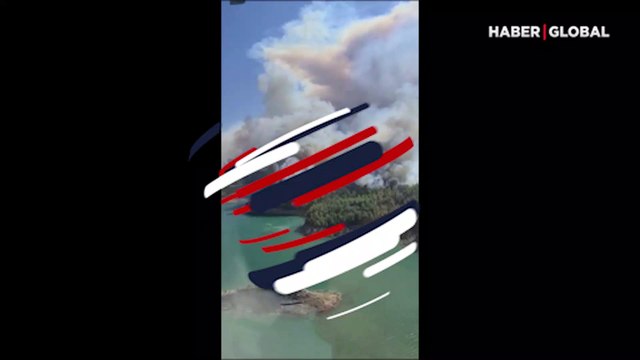 Tehlikeye aldırış etmeden yangına böyle müdahale ettiler