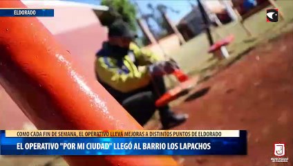 El operativo "Por mi Ciudad" llegó al barrio Los Lapachos
