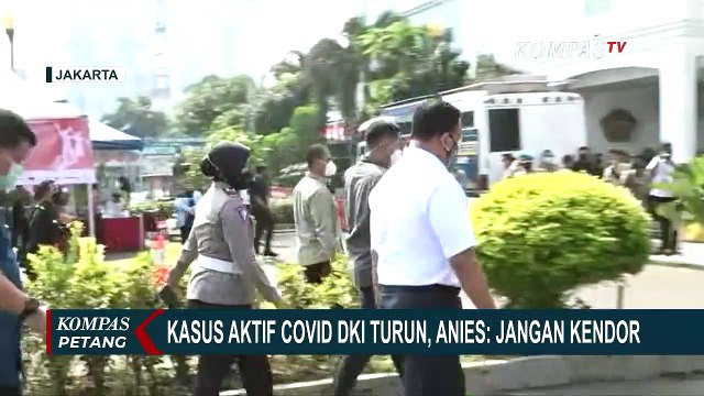 Kasus Aktif Corona Jakarta Turun, Gubernur Anies: Jangan Kendor