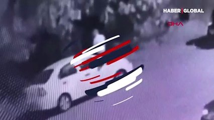 Ateş yakarken güvenlik kamerasına yakalanan şüphelinin ağacı değil akaryakıt fişlerini yaktığı ortaya çıktı