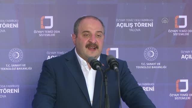 Bakan Varank, Temiz Oda Sistemleri Fabrikası açılış töreninde konuştu (1)