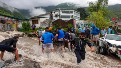 Cloudburst and rain are wreaking havoc acorss the India