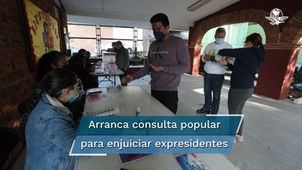 Abren casillas para inicio de consulta popular en CDMX y Edomex