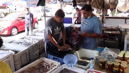 اسعار الروبيان نار في اليوم الأول من رفع الحظر
